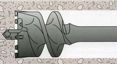 Проломной бур SDS MAX 55x550 мм по бетону